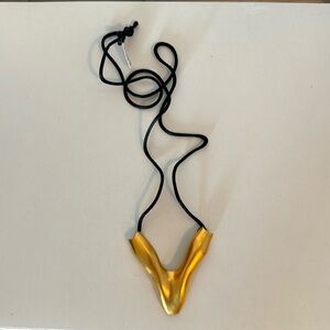 NWT Saks Fifth Avenue Long Costume Necklace